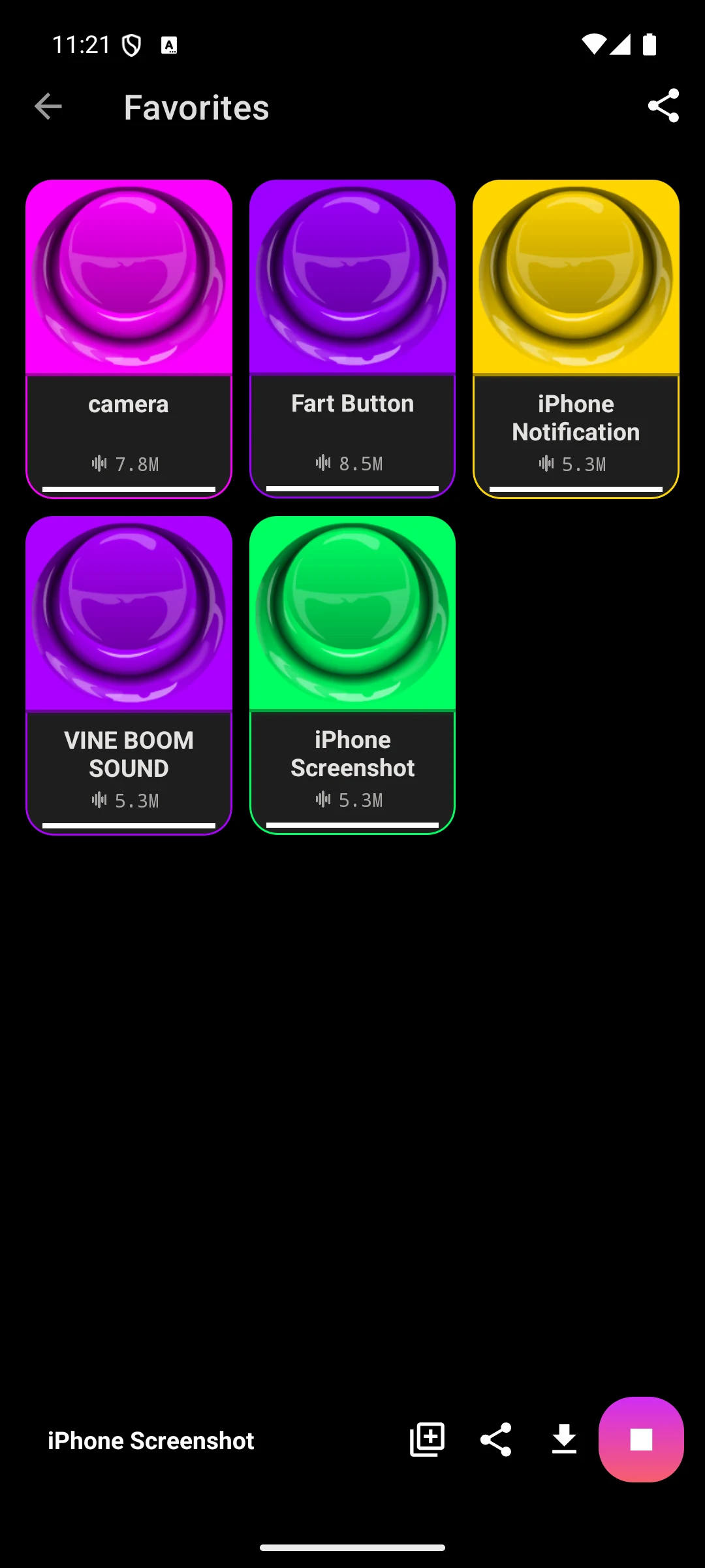 Meme Instants: button, sounds screenshot